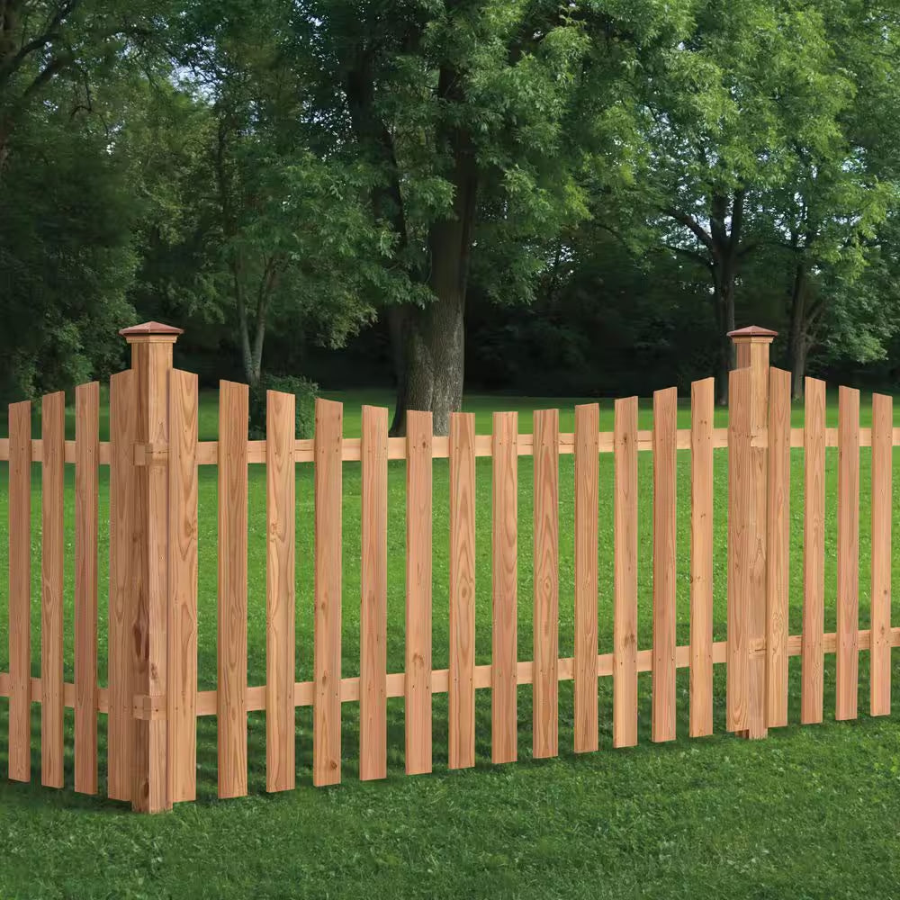4 In. X 4 In. X 6 Ft. Western Red Cedar Fence Post (2-Pack)
