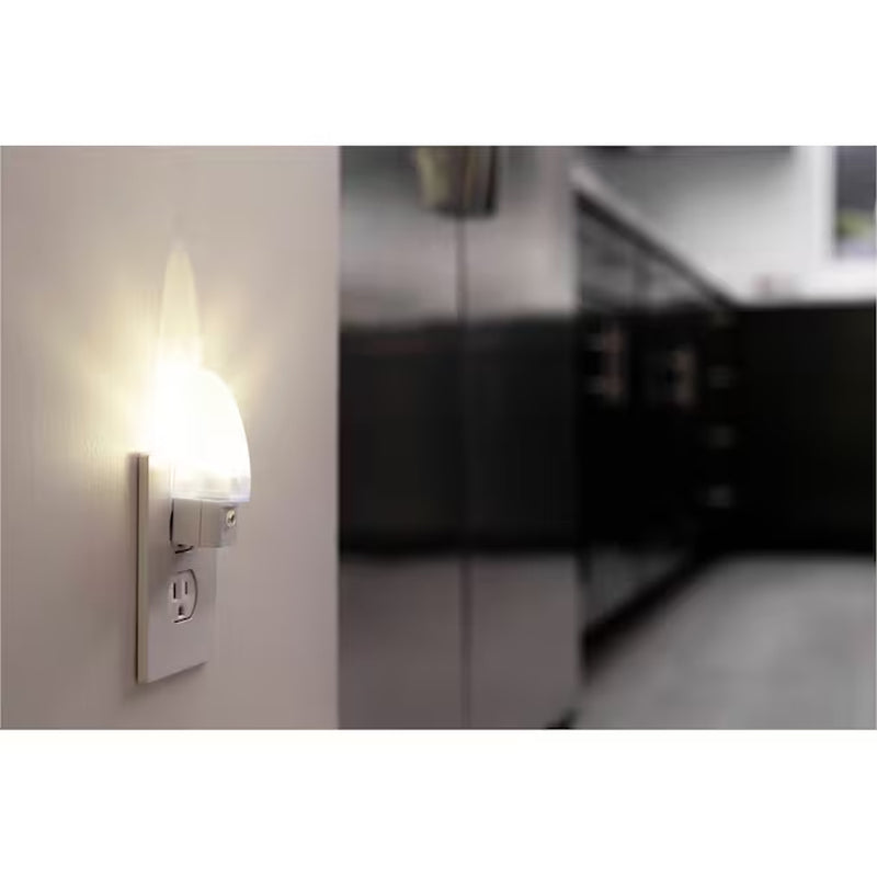 4 -Pack Value Pack White LED Auto On/Off Night Light