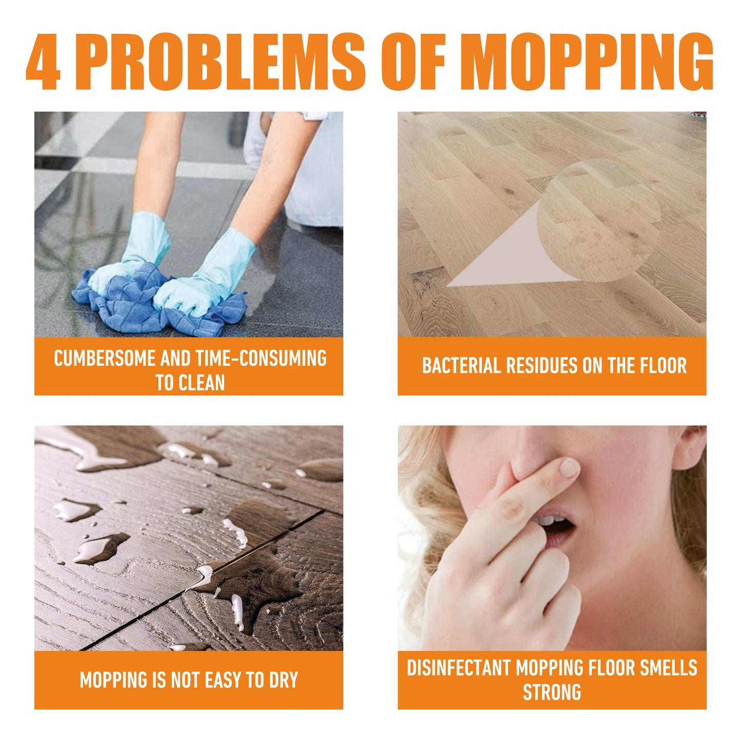 Jueyu Floor Cleaner, Decontamination and Cleaning Wood Floor Cleaning, Polishing and Brightening Tile Cleaner