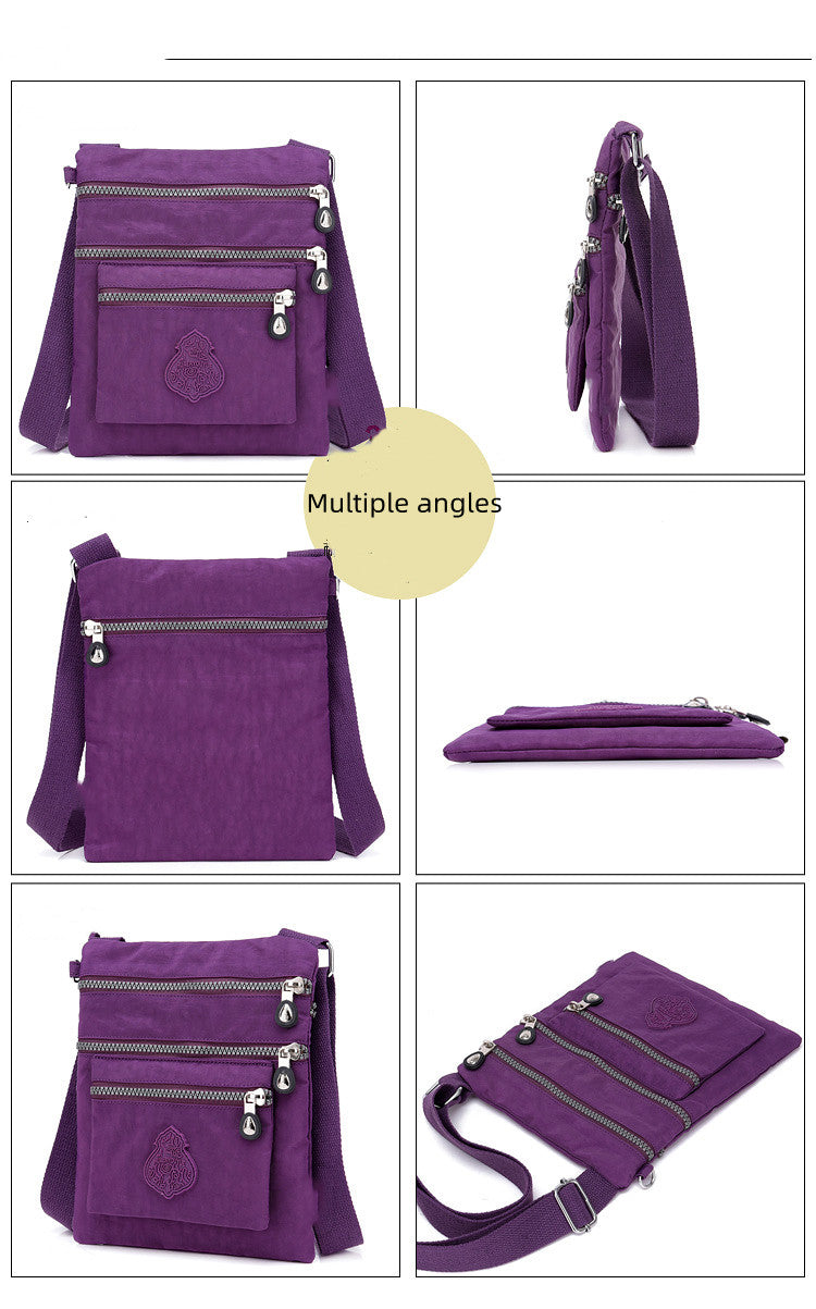 Women's Small Bag Casual Lightweight Travel Close-Fitting Coin Purse Nylon Cloth Small Bag