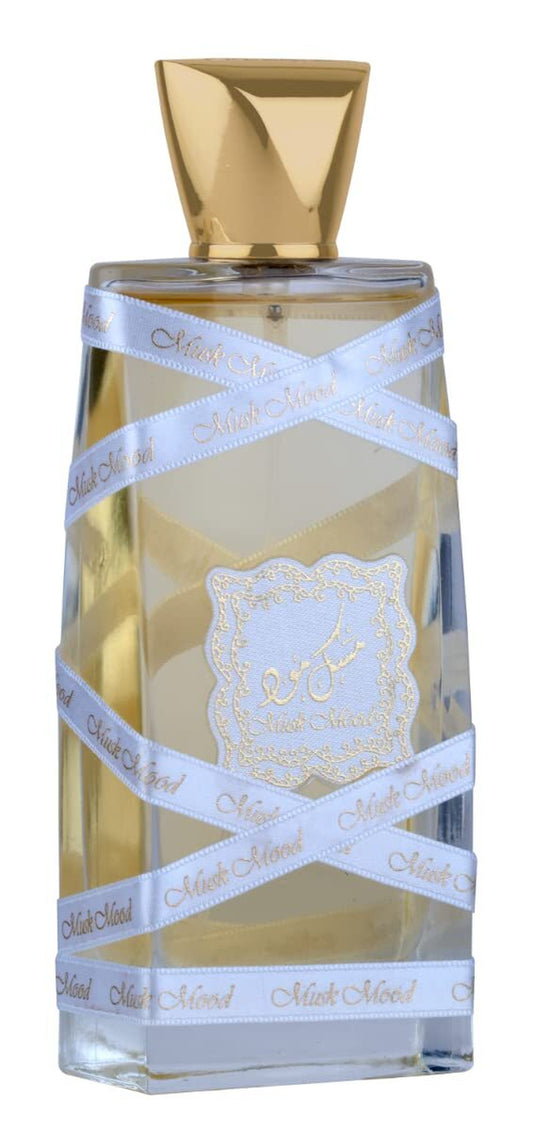Musk Mood Eau De Parfum 3.4 Fl Oz Unisex White Musk Fragrance for Daily Use
