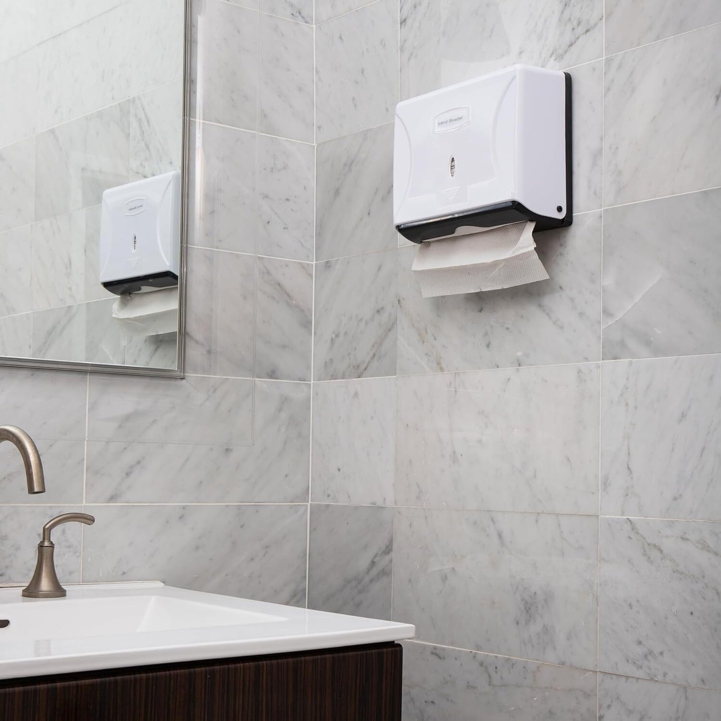Paper Towel Dispenser C-Fold &M-Fold Towels Bathroom Kitchen Restroom Wall Mount