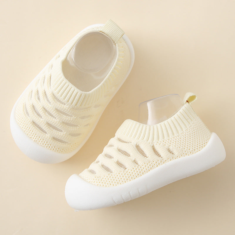Summer breathable baby and children's shoes, soft-soled walking shoes for children, indoor floor shoes for toddlers