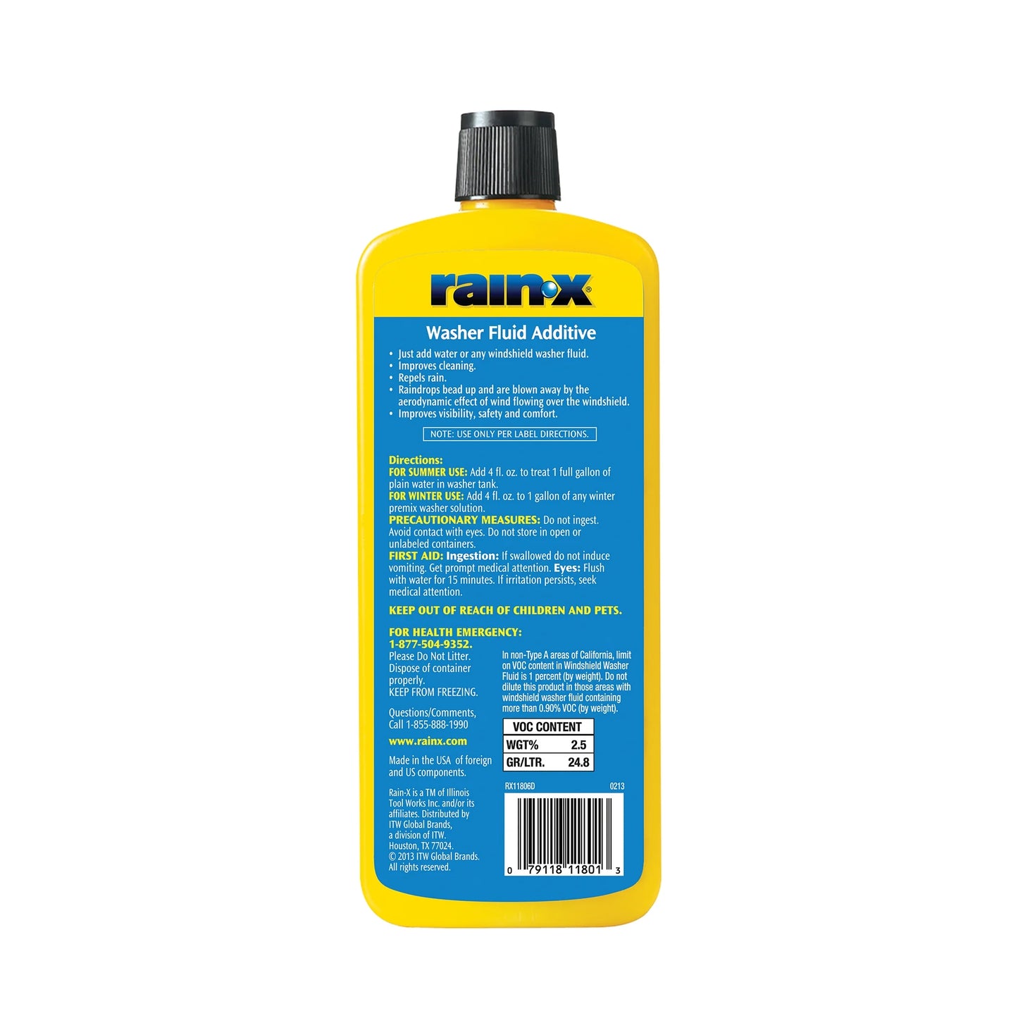 Washer Fluid Additive 16.9 Oz. Bottle