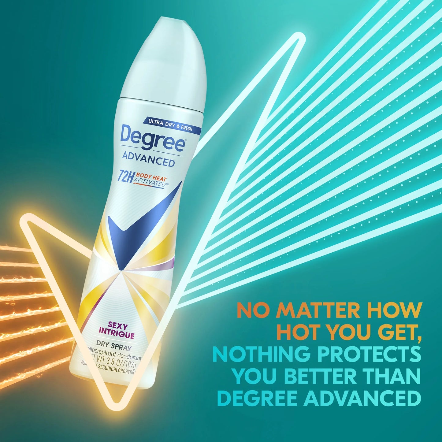 Advanced Long Lasting Women'S Antiperspirant Deodorant Dry Spray Sexy Intrigue, 3.8 Oz