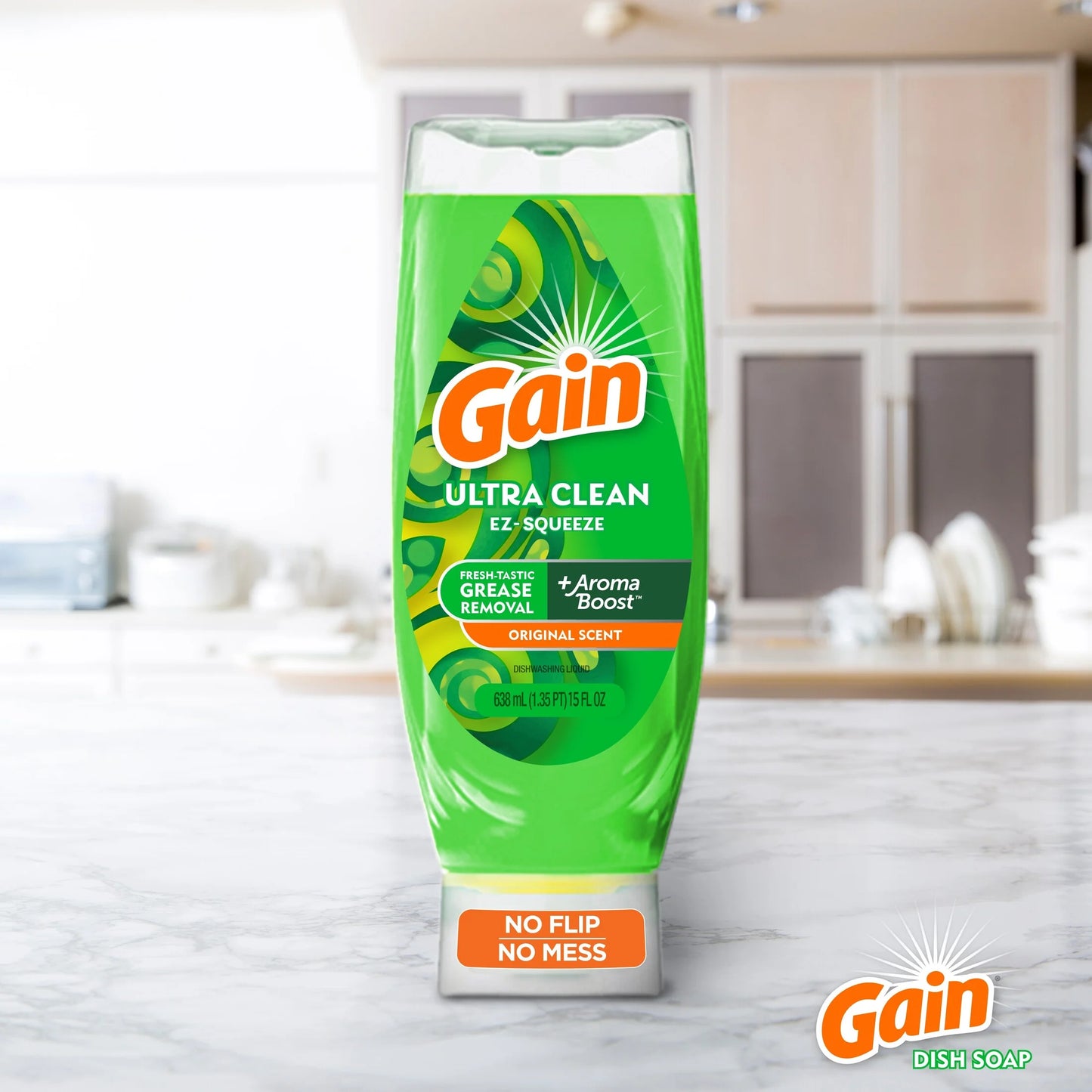 Ez-Squeeze Dishwashing Liquid Dish Soap, Original Scent, 14.70 Fl Oz