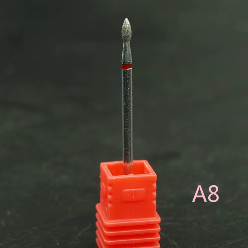 Easynail 3/32" Diamond Nail Drill Milling Nail Cutter Electric Nail Drill Bit for Manicure Drill Bits Accessories Nail Drill