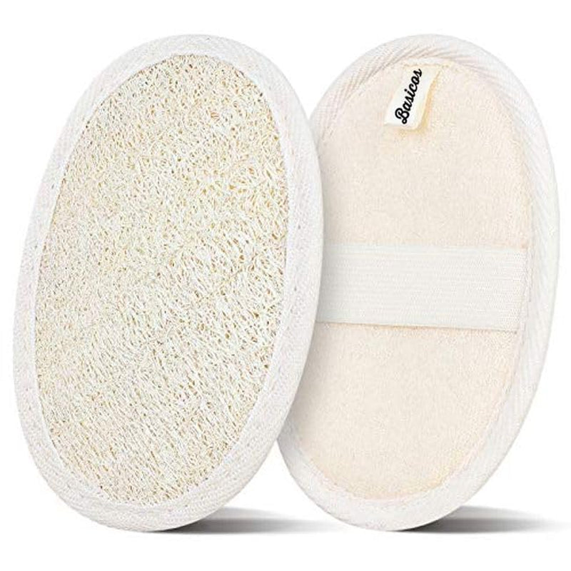 Bar Soap for Washing Hands and Body, Mild for Skin, Bulk Pack of 8 Bars- 3.15 Ouce Each. plus 1 Loofah Sponge Pad (Shea Butter)