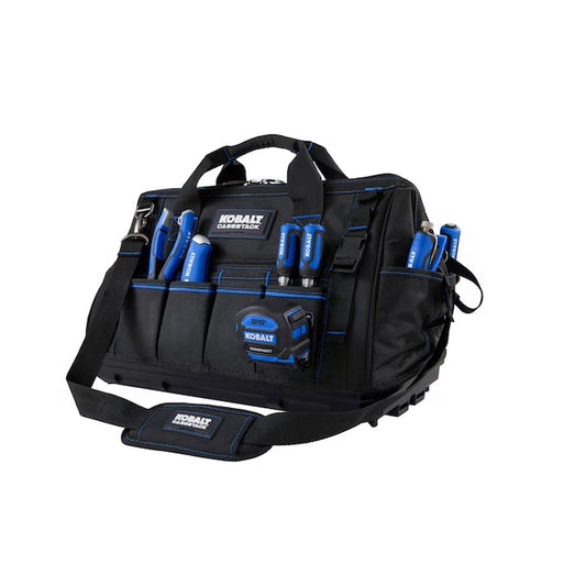 CASESTACK Blue Polyester 20-In W X 13.5-In D X 10.5-In L Zippered Tool Bag