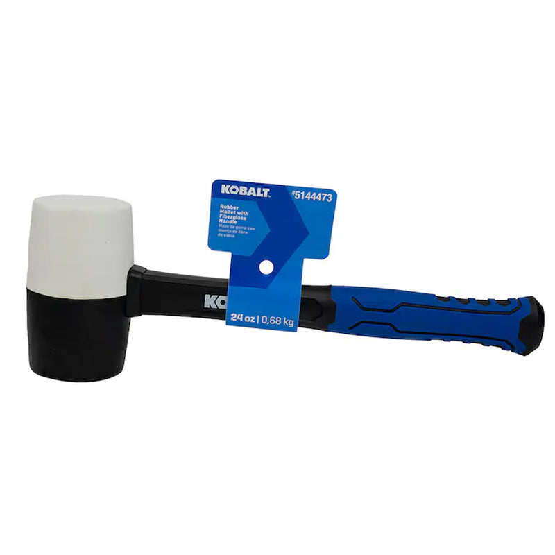 24 -Oz Rubber Head Fiberglass Handle Rubber Mallet