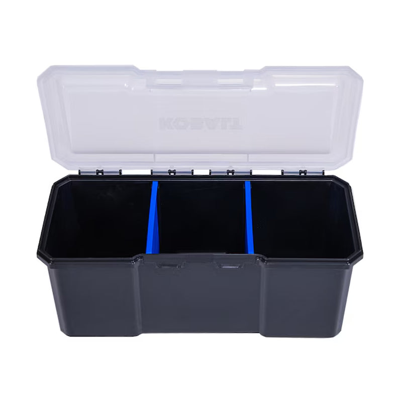 CASESTACK 21.25-In W X 11-In H X 14-In D Black Plastic Tool Box