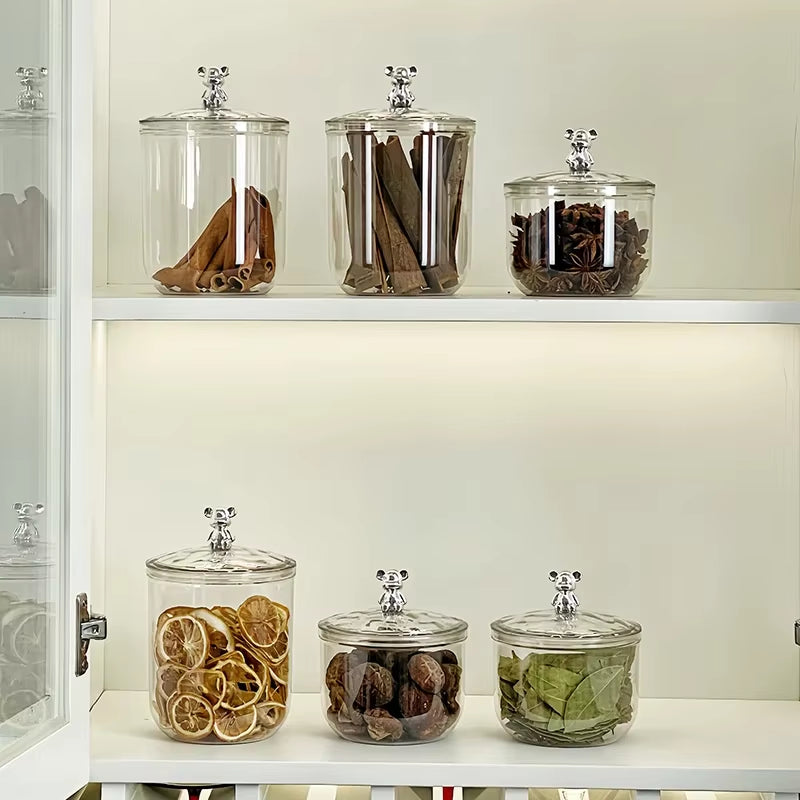1 Household Coffee Bean Storage Jar, Tea Storage Jar, Sealed Jar, Capsule Coffee Storage Jar, Candy Biscuit Storage Box, Storage