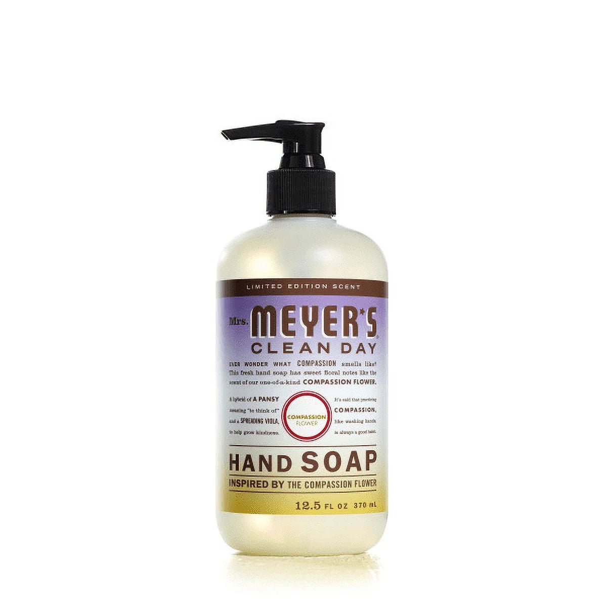 Mrs. Meyer’S Clean Day Liquid Hand Soap, Compassion Flower, 12.5 OZ (Pack of 4)
