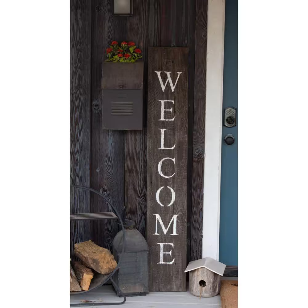 Victoria Welcome Wood Decorative Sign