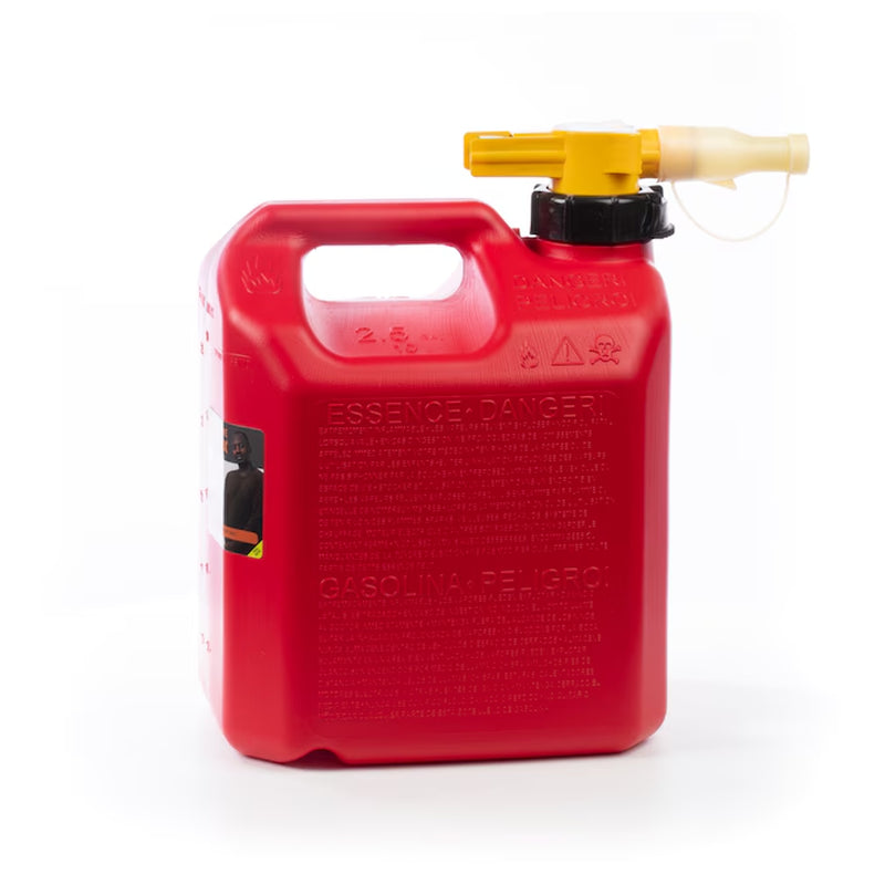 2.5-Gallon Plastic Gasoline Can