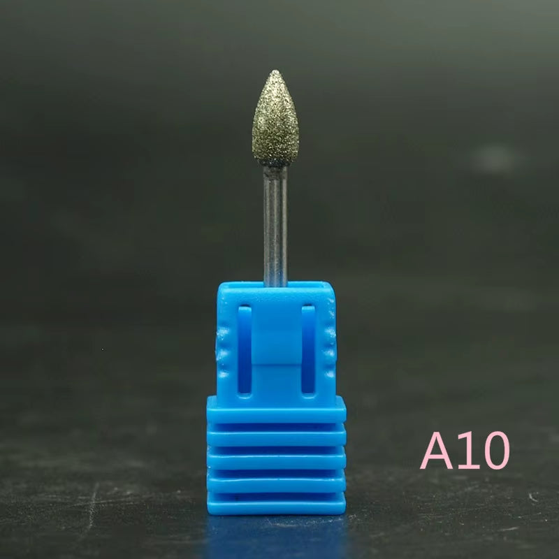 Easynail 3/32" Diamond Nail Drill Milling Nail Cutter Electric Nail Drill Bit for Manicure Drill Bits Accessories Nail Drill