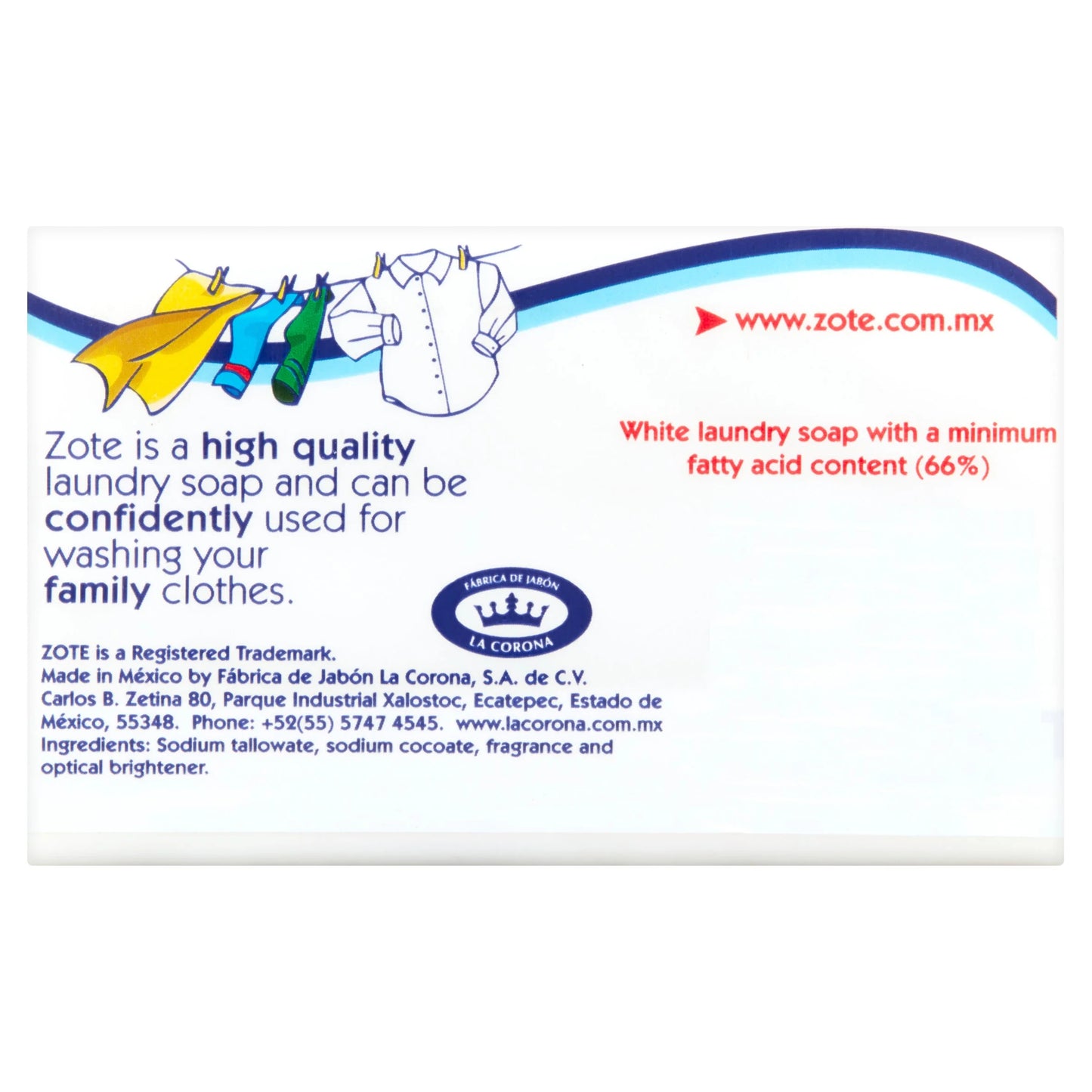 WHITE Laundry Bar Soap, with Even MORE Whitening Power & Satin Remover (Pack of 9)