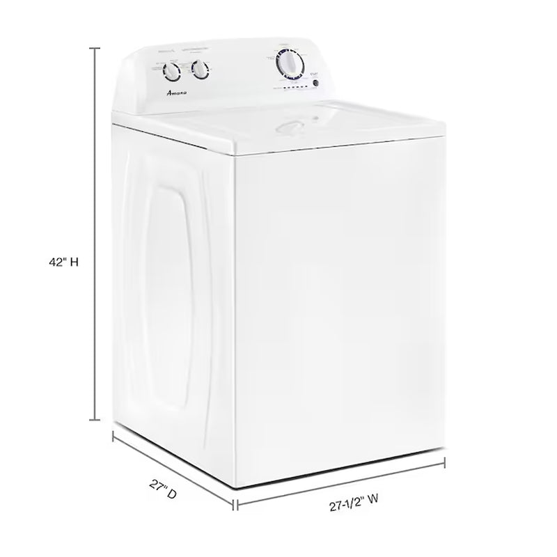 Agitator Small Top-Load Washer ( White )