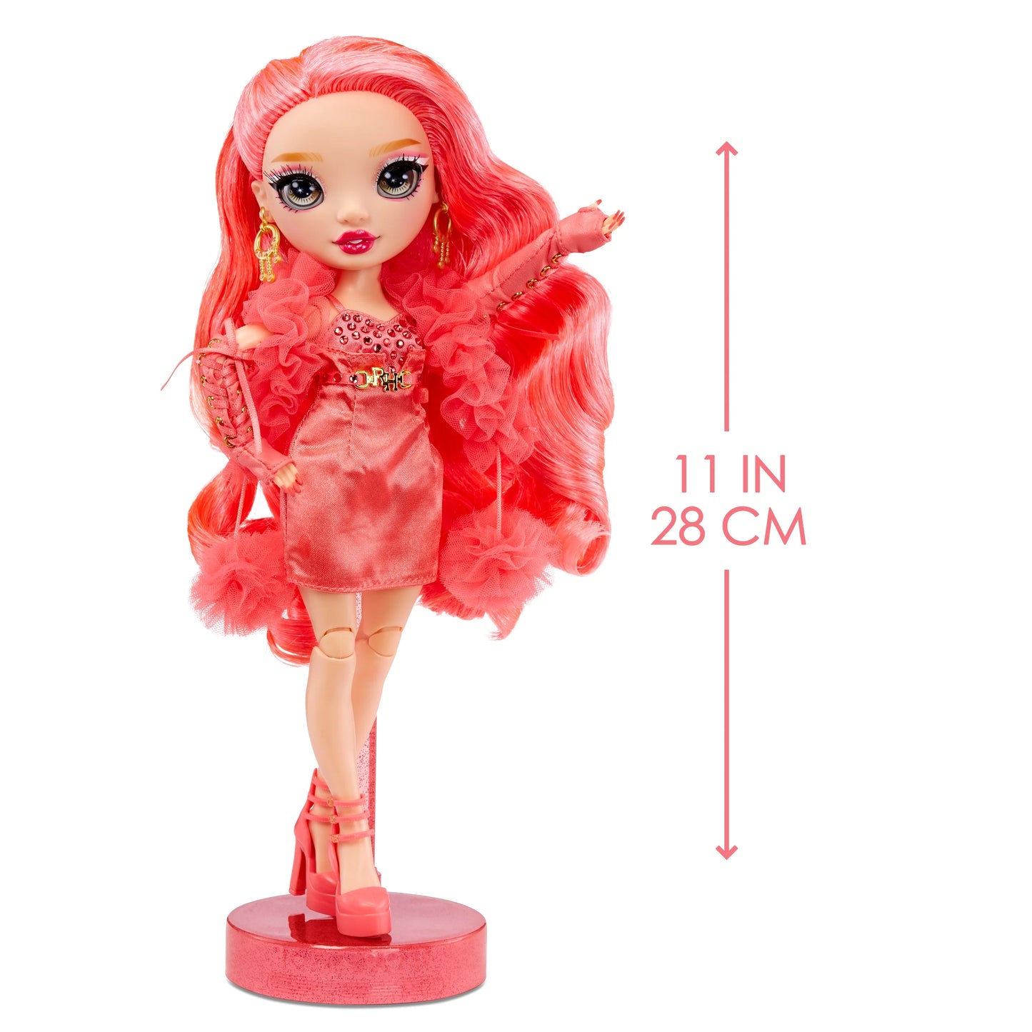 Priscilla - Pink Fashion Doll, Fashionable Outfit & 10+ Colorful Play Accessories. Toy Gift Kids 4-12 Years & Collectors