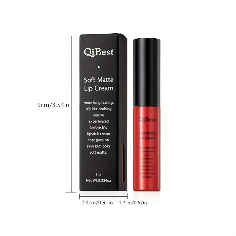 Matte Velvet Lip Glaze, Waterproof Long Lasting Not Easy To Decolor Lip Gloss, Silky Smooth Plumping Lipstick ( 20 Colors ) Valentine's Day Gifts