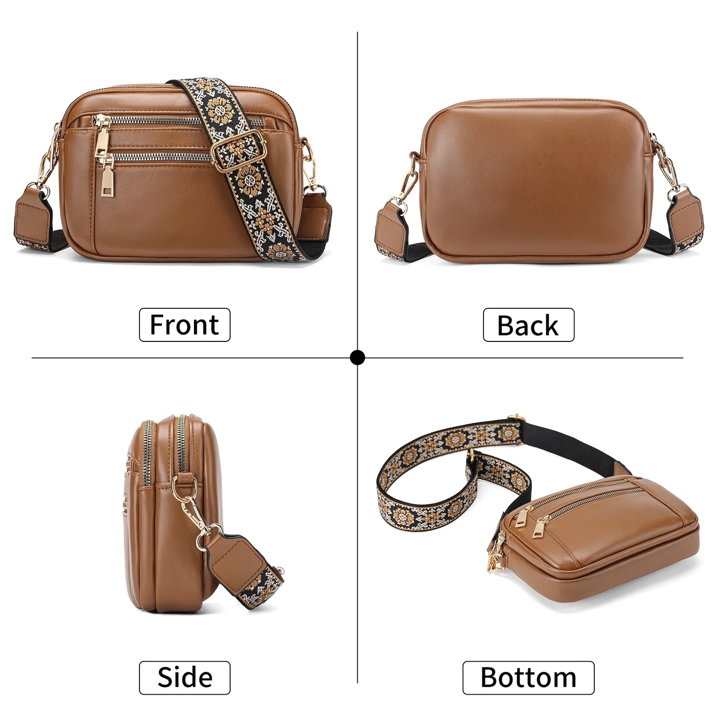 Cross Body Purses for Women Crossbody Bag, Small Crossbody Purses Leather Cross Body Bags Trendy Shoulder Handbags