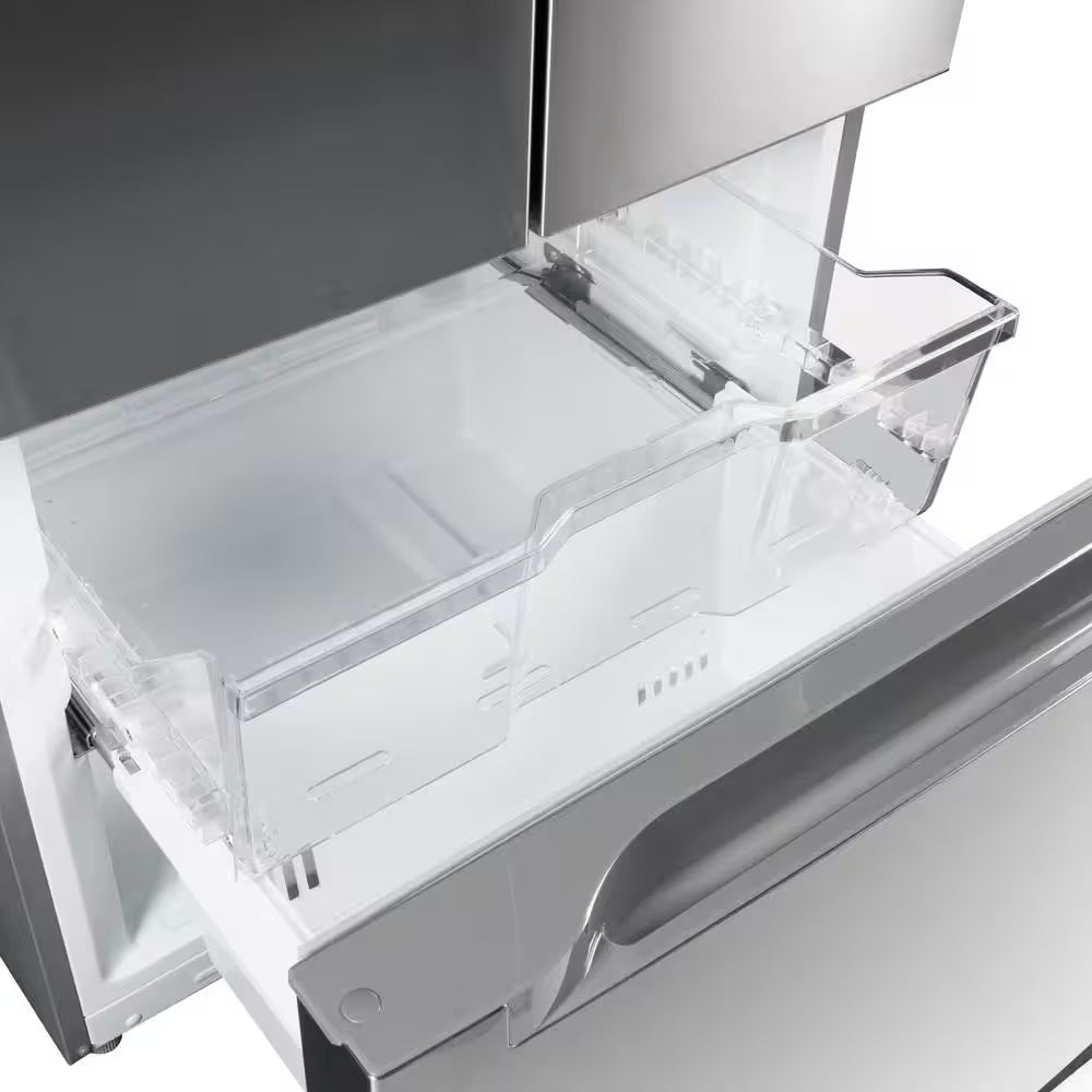 30 In. 18.5 Cu. Ft. Stainless Steel French Door Refrigerator