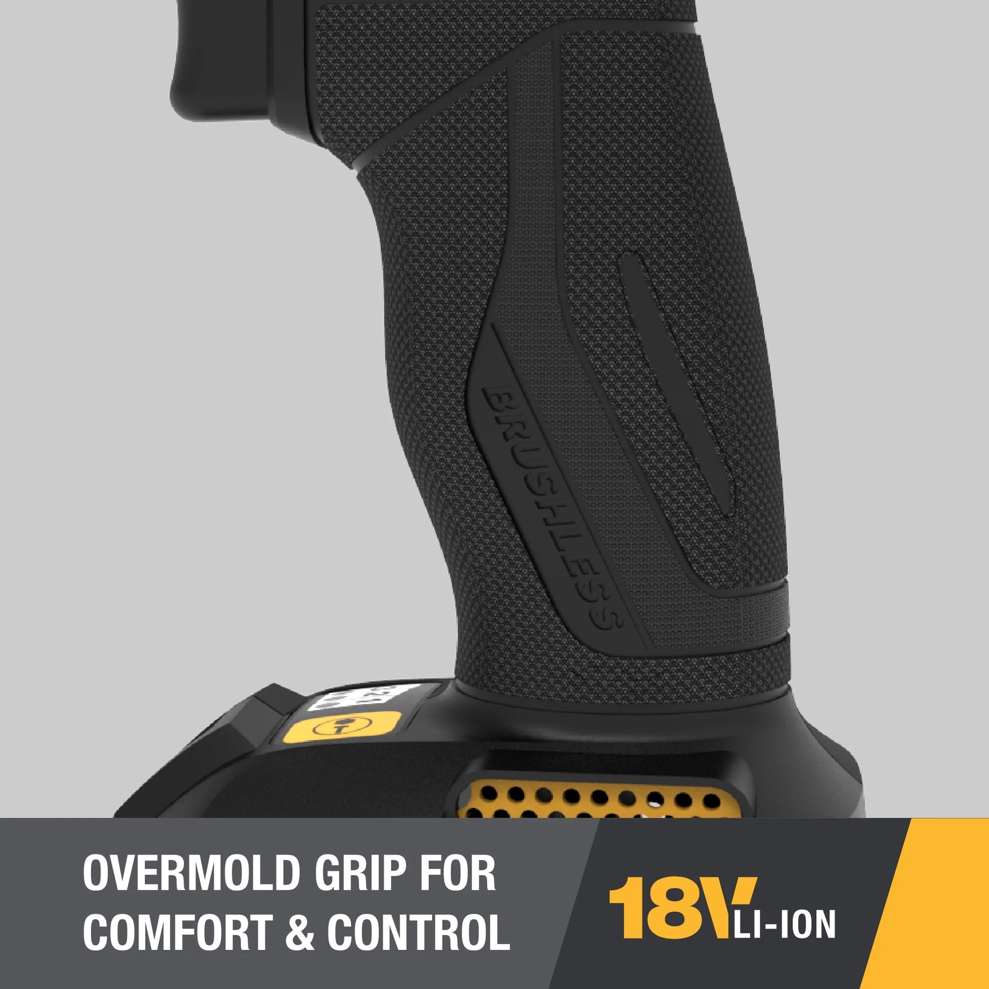 Caterpillar Cat® DX71 18V 1/4” Cordless High-Torque Impact Driver, Brushless with 3 Speed Settings – 2 Batteries & Charger Included