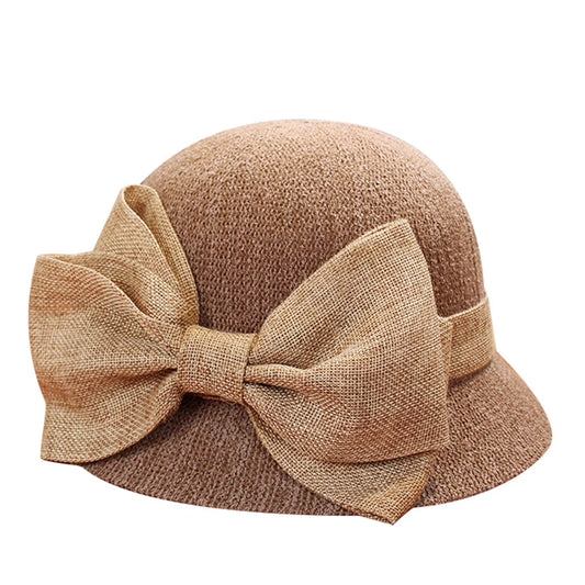 Fuzzy Bucket Hats for Woman Fashion Women Sun Beach Hat Cap Summer Hat Fisherman Soft Bow Caps Winter Hats for Women Khaki