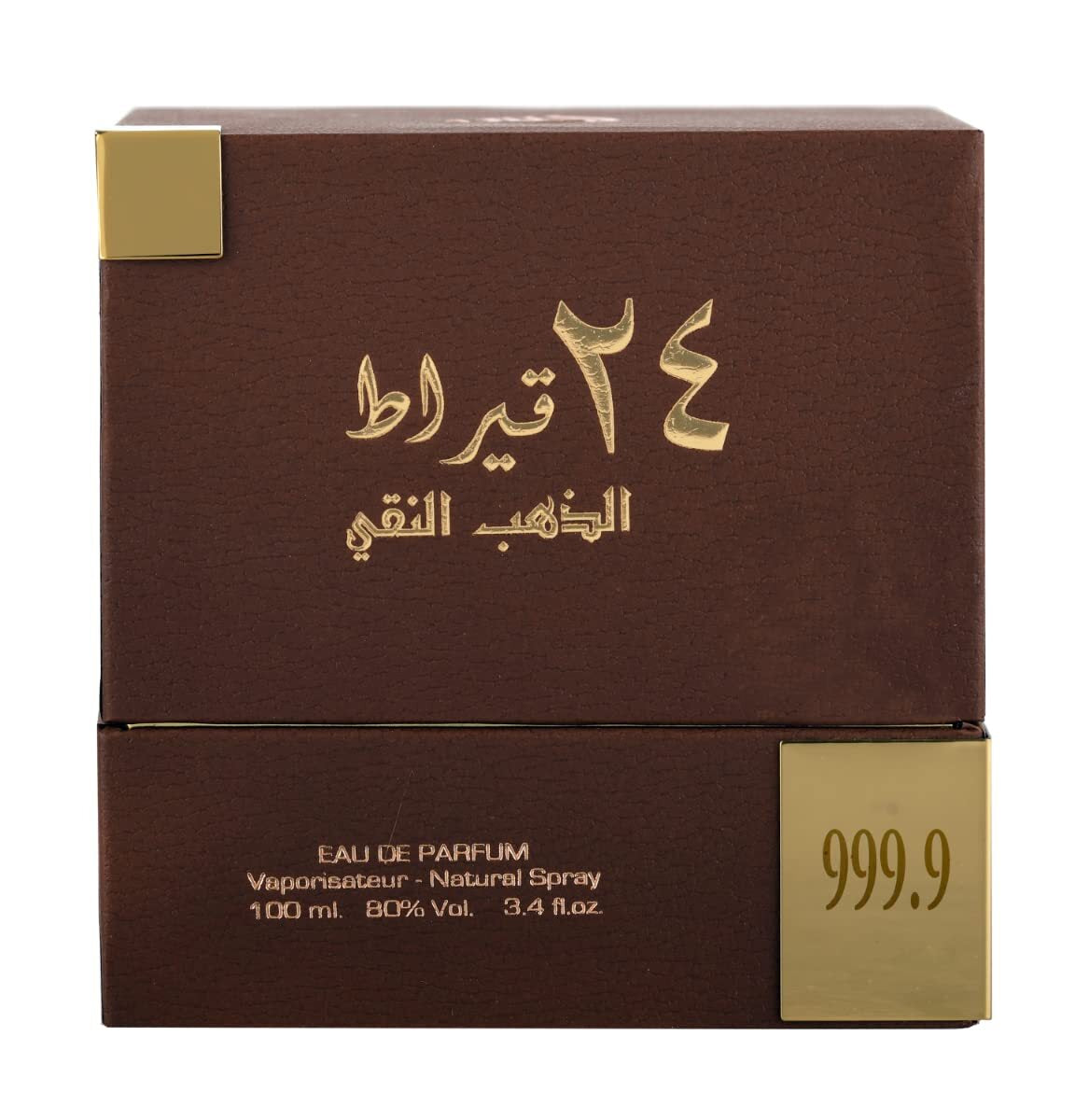 24 Carat Gold Arabic Attar Perfume 3.4 Fl Oz Unisex Fragrance Oudh Rose Vanilla