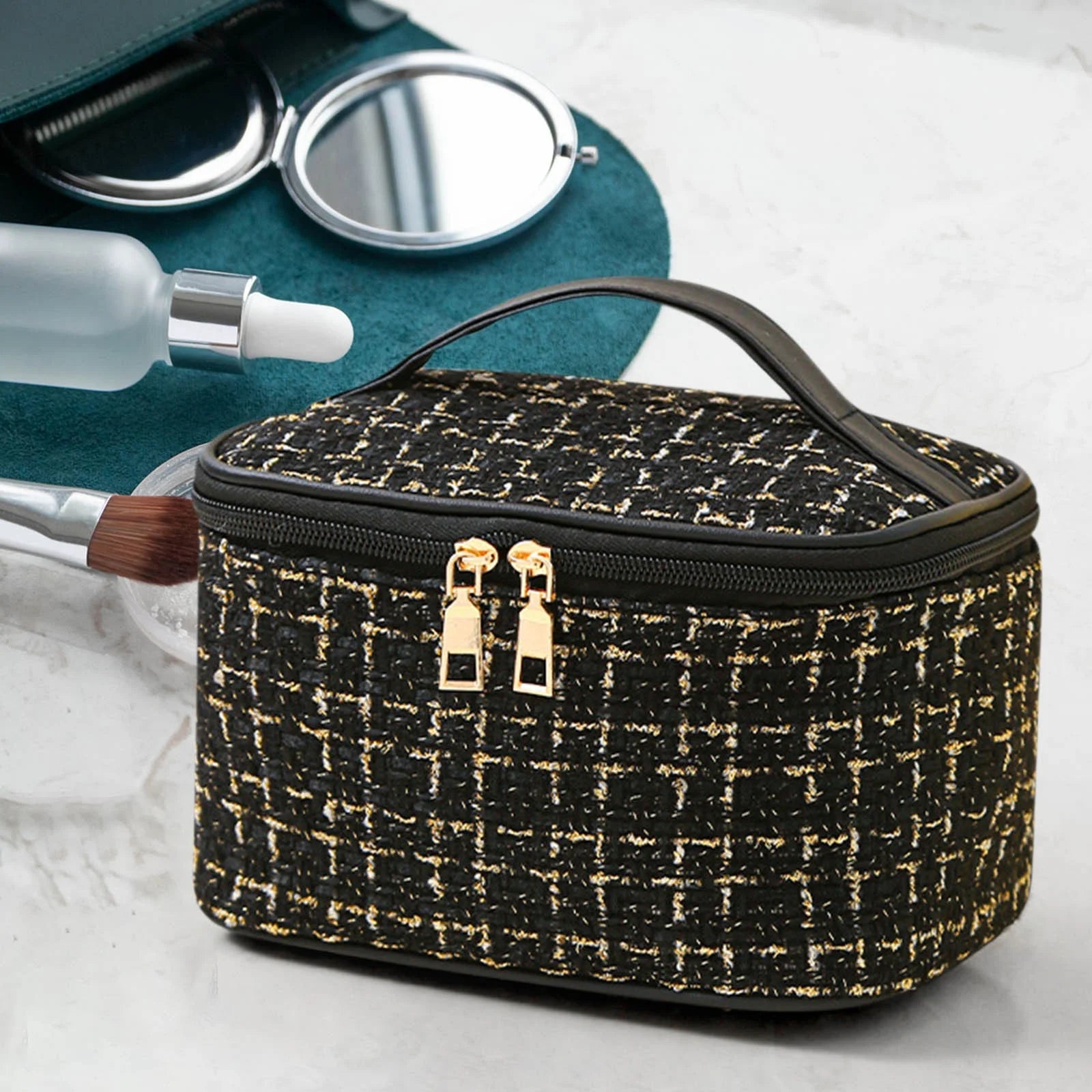 Tote Bag Large Capacity Makeup Bag Travel Portable High Beauty Small Bag Cosmetic Storage Bag Portable Wash Bag Handbags