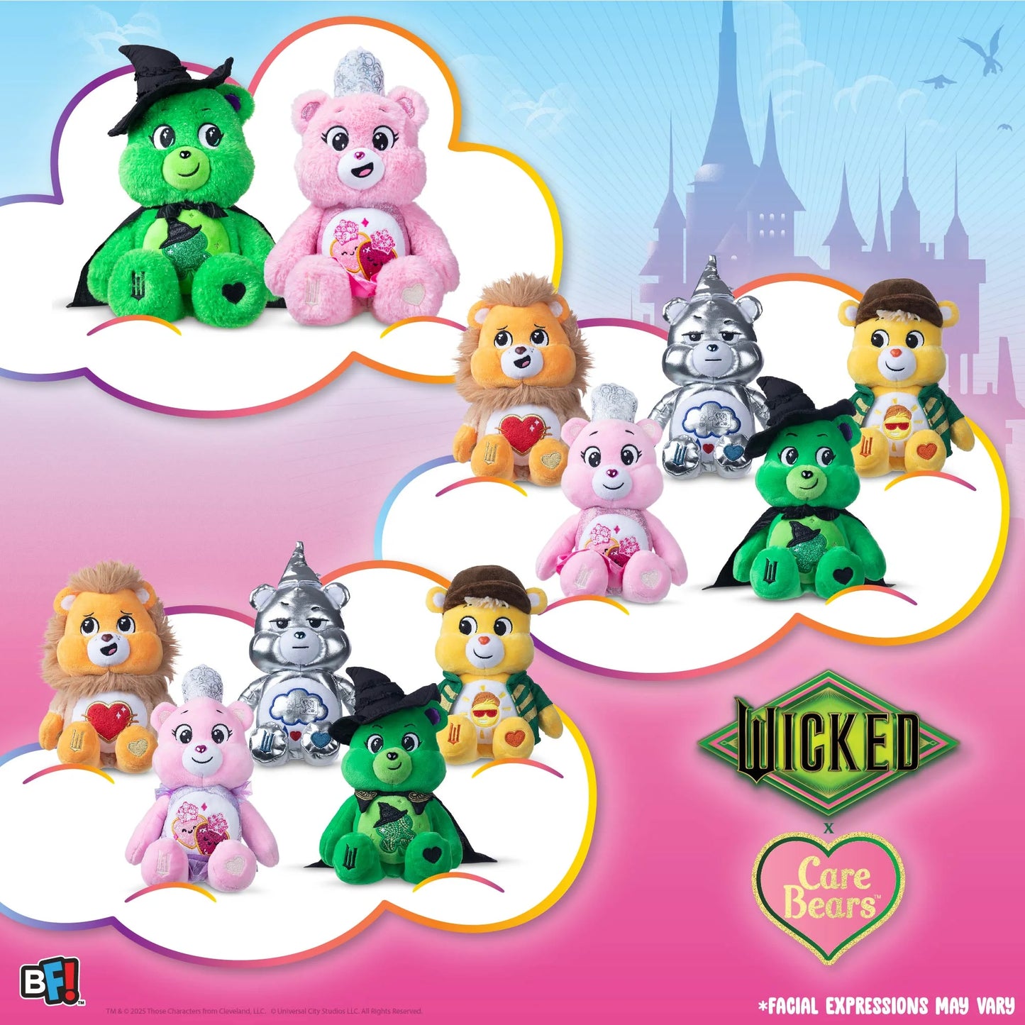 X Wicked 2-Pack - Love-A-Lot Bear as Glinda & Good Luck Bear as Elphaba