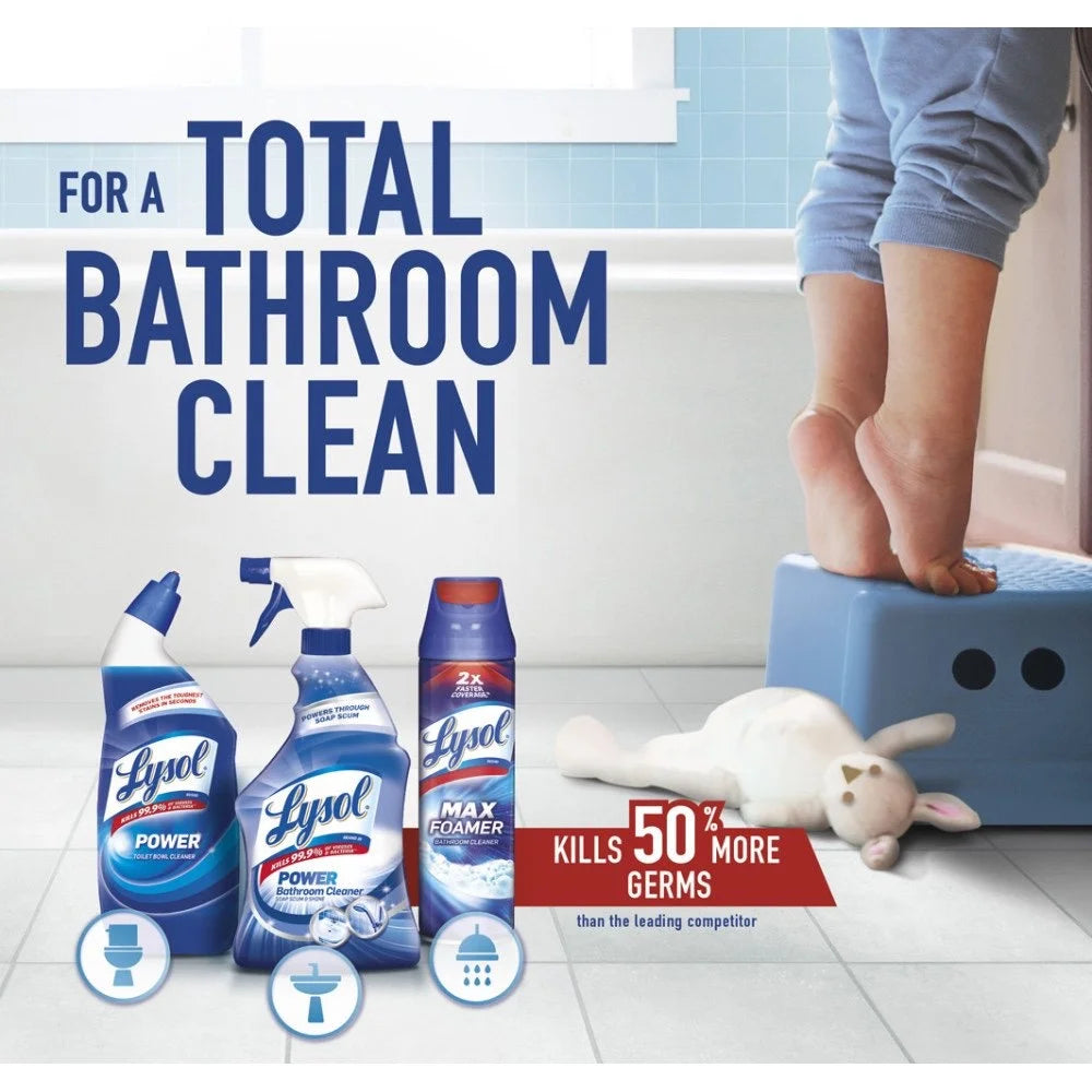 Power Toilet Bowl Cleaner Gel Disinfect 24 Oz, 2 Pack