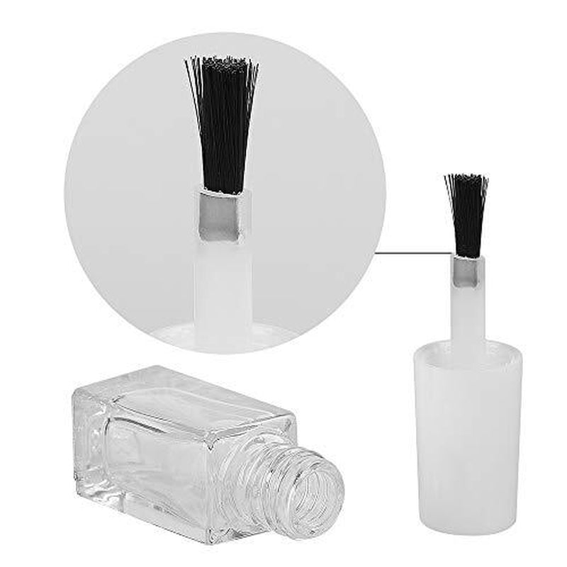 20 Pack 5Ml Empty Nail Polish Glass Bottles with Brush Cap for Nail Art