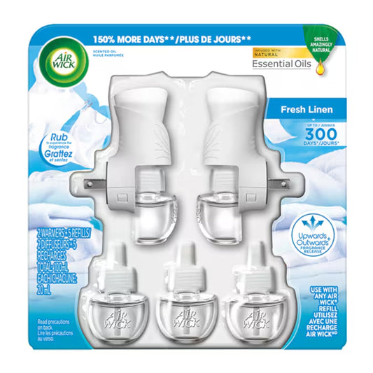 5 -Count Fresh Linen Device/Refill Air Freshener 7 -Pack