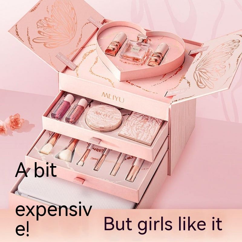 Christmas for Girls Cosmetics Lipstick Set of Beauty Gift Box