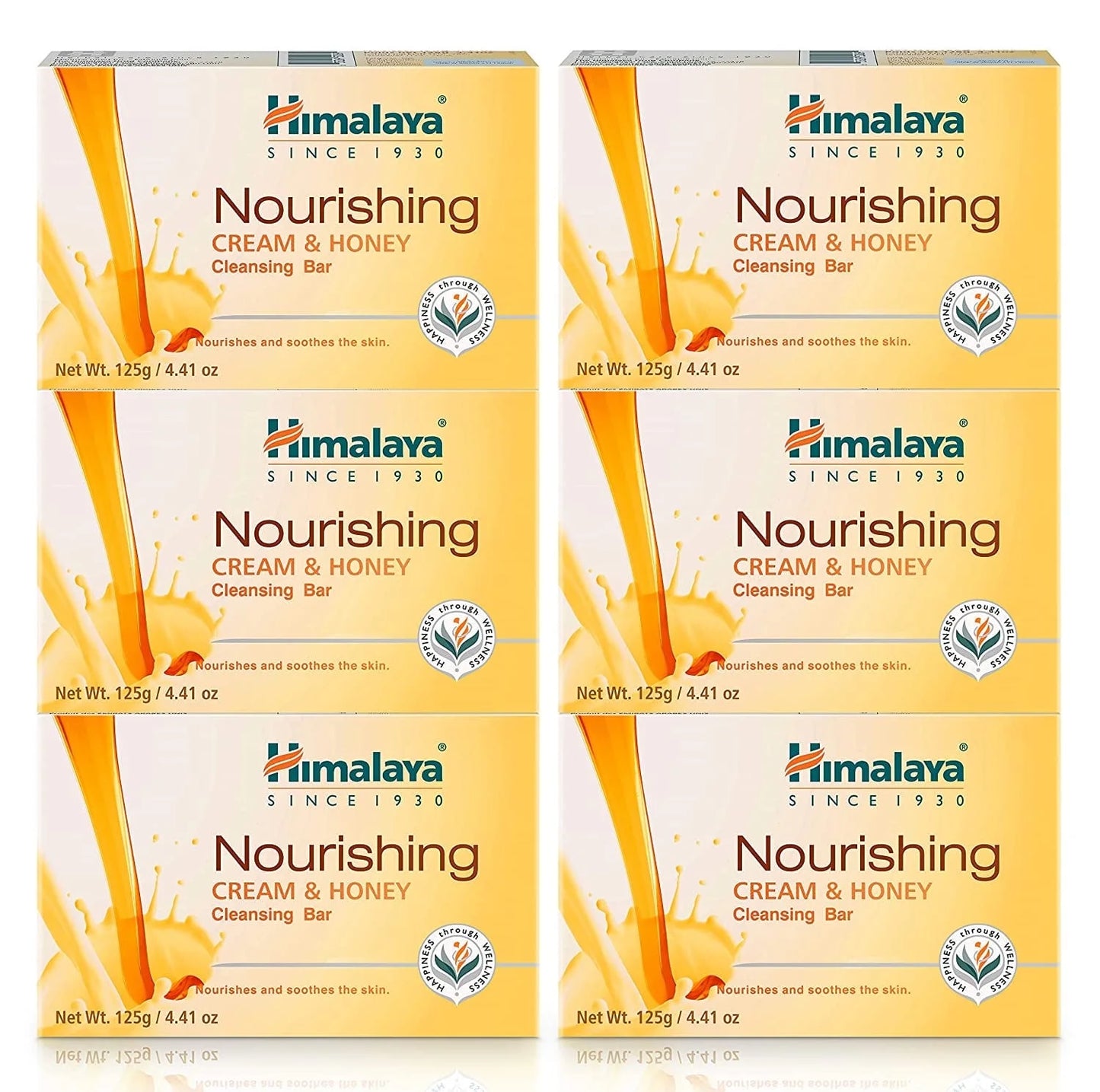 Nourishing Cream & Honey Cleansing Bar, Face and Body Soap for Soft Skin, 4.41 O