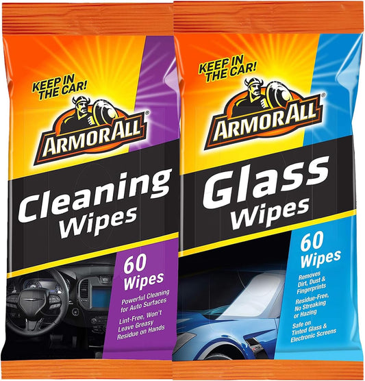 Wipes in a Pouch, Car and Interior Care (Cleaning+Glass Wipes)