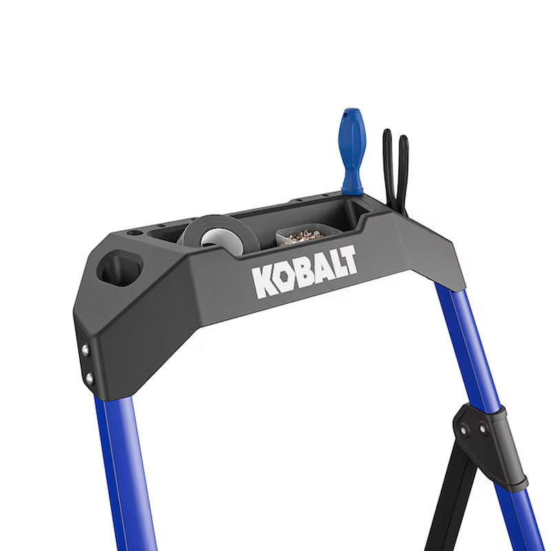 2 -Step 300-Lb Capacity Steel Foldable Step Stool