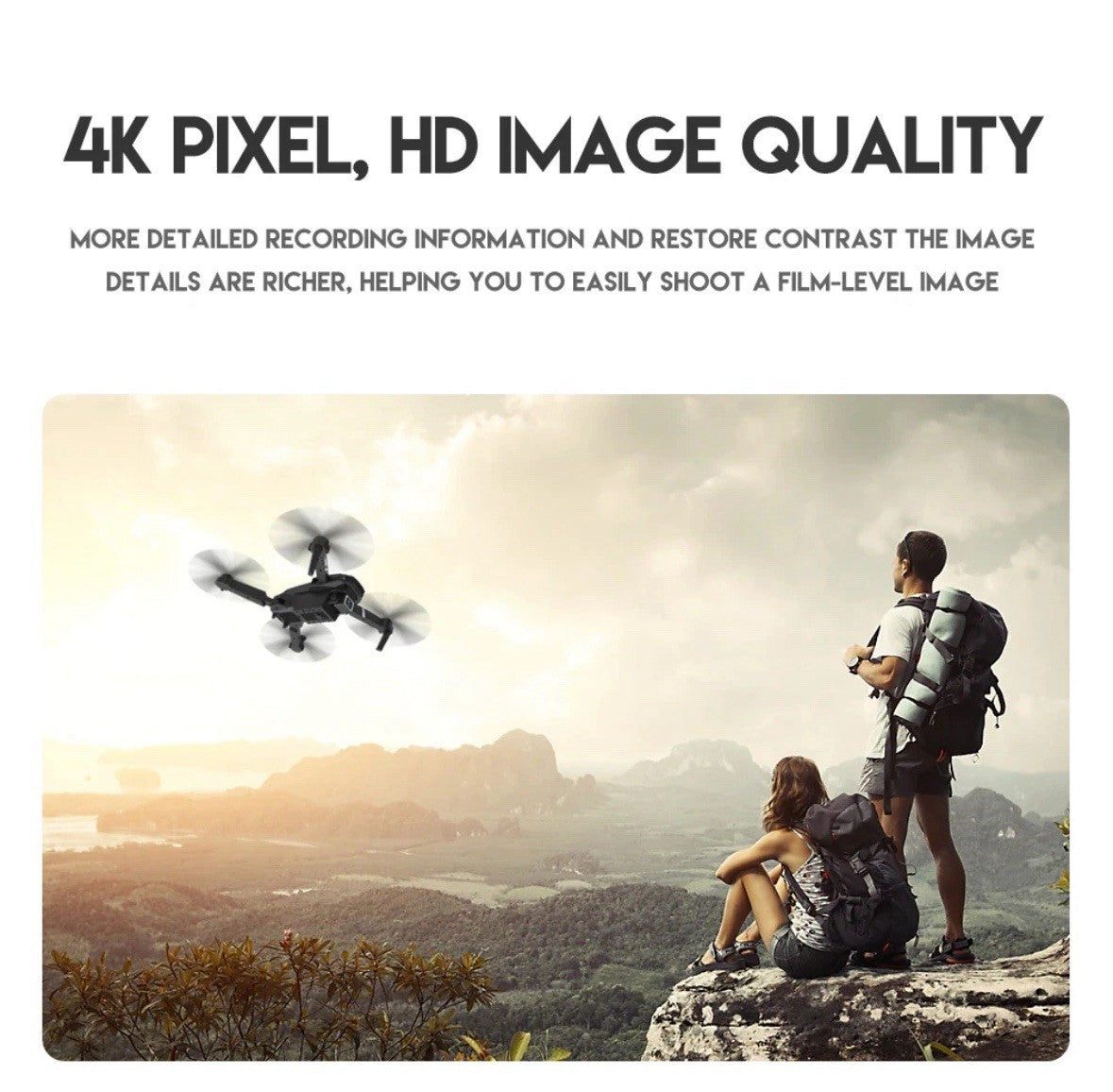 2025 New RC Drone with 4K HD Dual Camera Wifi FPV Foldable Quadcopter +4 Battery