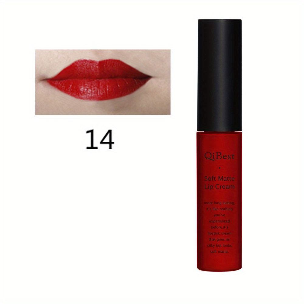 Matte Velvet Lip Glaze, Waterproof Long Lasting Not Easy To Decolor Lip Gloss, Silky Smooth Plumping Lipstick ( 20 Colors ) Valentine's Day Gifts