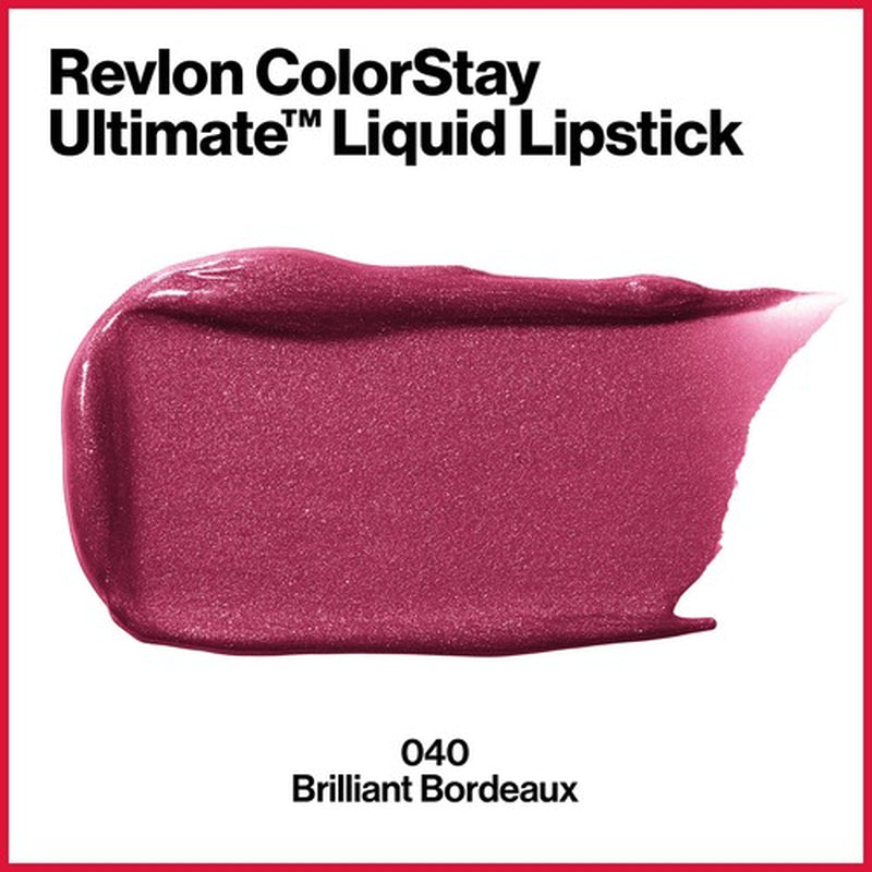 Revlon Colorstay Ultimate Liquid Lipstick Brilliant Bordeaux 24 Hour Wear