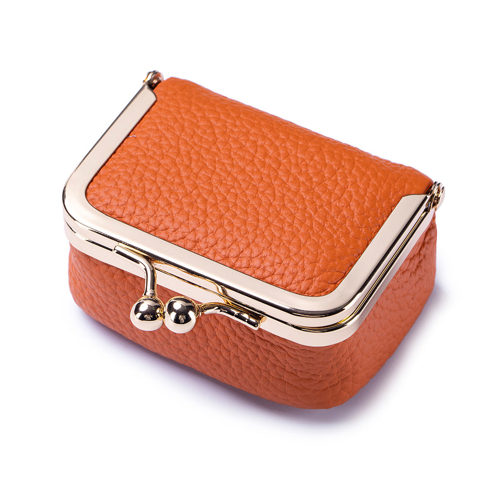 New genuine leather all-sized gold bag, diamond ring, jewelry bag, mini ring, necklace, earrings, accessory box, coin purse