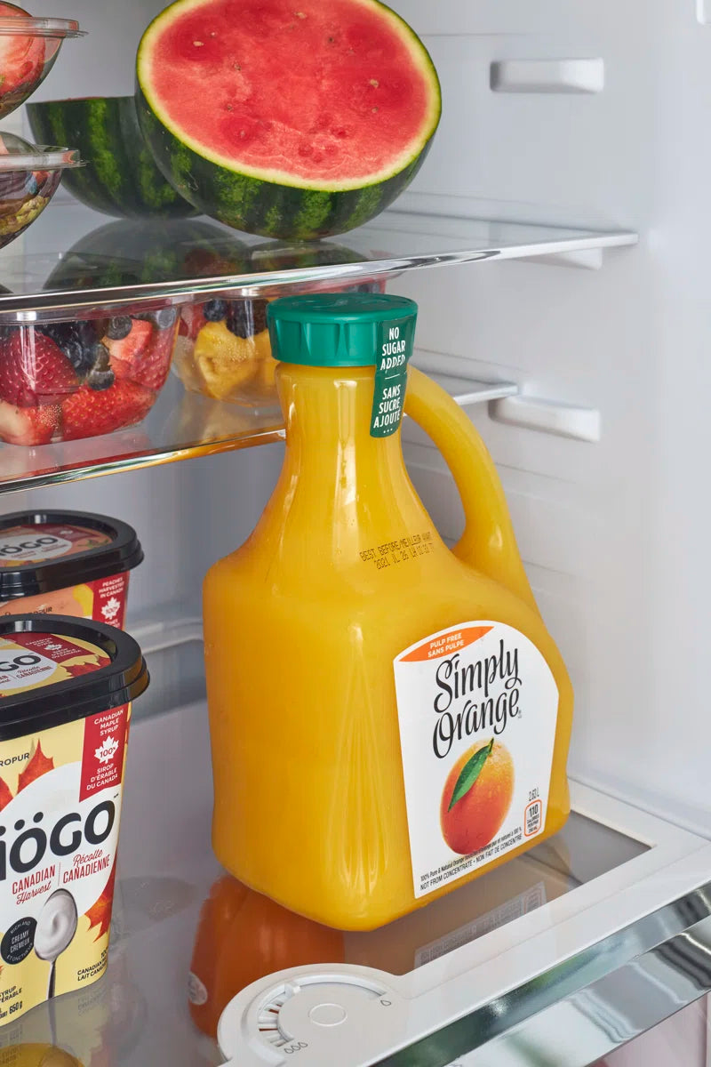 Classic Retro 23.6" Frost-Free 11.7 Cu. Ft. Energy Star Certified Bottom Freezer Refrigerator