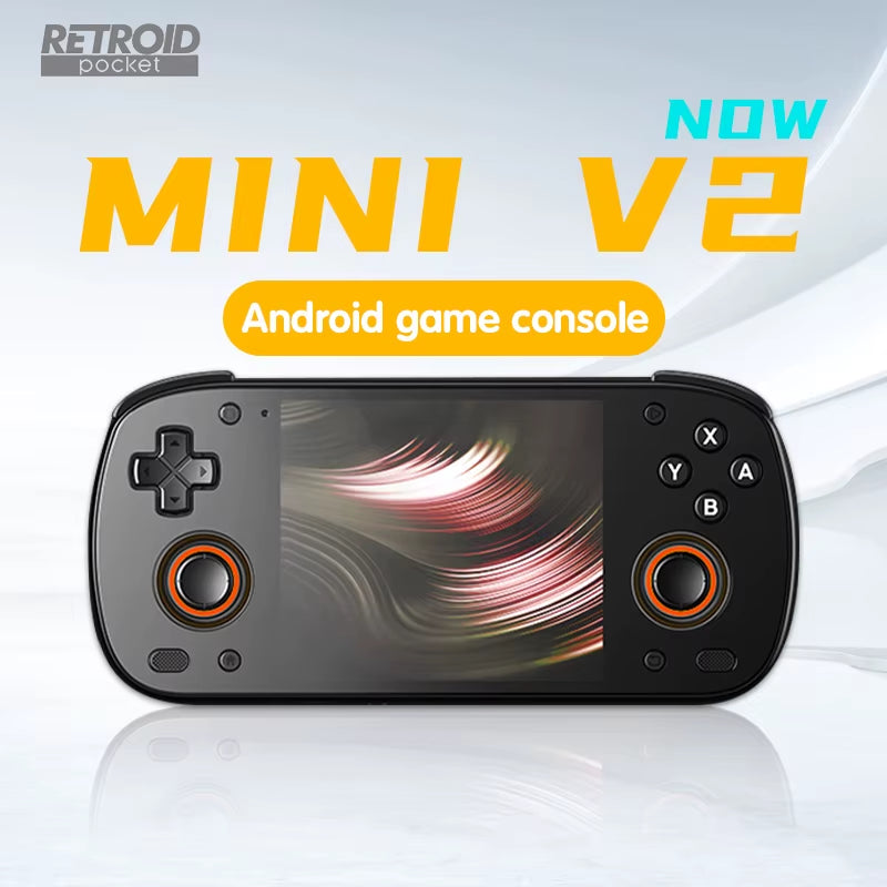 RP MINI V2 Handheld Game Console 3.92" AMOLED Screen 4000Mah Hall Effect Joystick SD865 Game Console