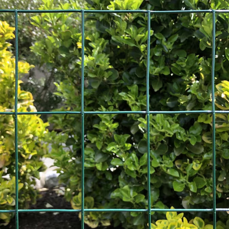 50-Ft X 2-Ft Green PVC Coated Steel Welded Wire Rolled Fencing 2-In X 3-In - Mesh Size