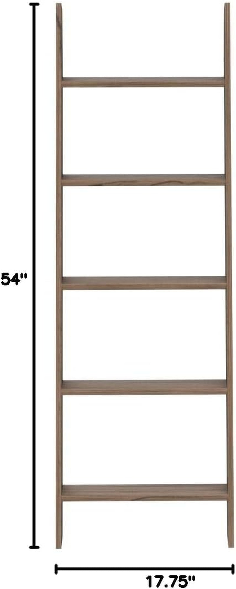 Rustic Blanket Ladder - Leaning Towel Rack for Living Room and Bedroom - Wood Holder for Throws (Driftwood)