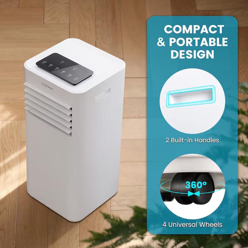 5000 BTU DOE 115-Volt Vented Small Room Portable Air Conditioner Remote Included
