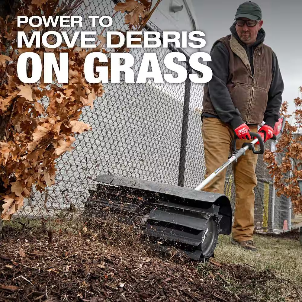 M18 FUEL QUIK-LOK Brush Cutter Attachment and M18 FUEL QUIK-LOK Rubber Broom Attachment (2-Tool)