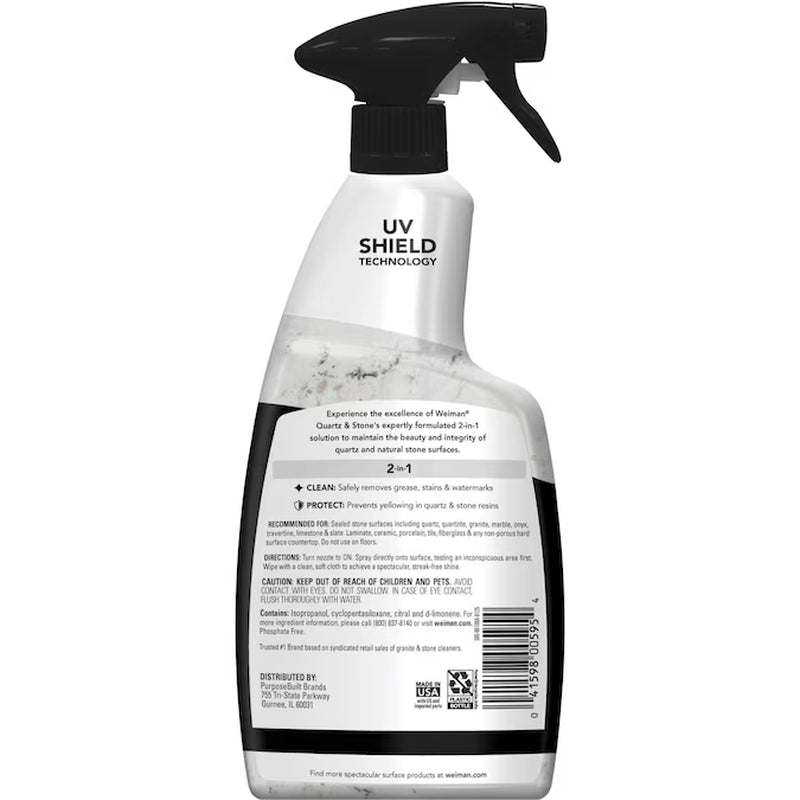2-In-1 Clean + Protect Quartz and Stone 24 Fluid Ounce(S) Citrus Liquid Cleaner and Polish