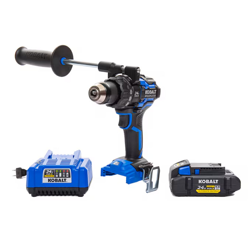 XTR 24-Volt 1/2-In Keyless Brushless Cordless Drill ( 1 -Batteries Included, Charger Included Hard Case Included)